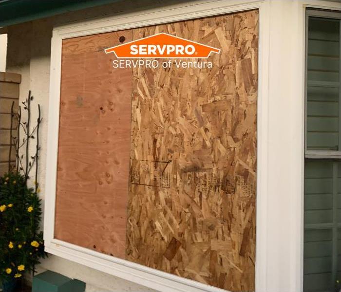 board up services of SERVPRO of Ventura