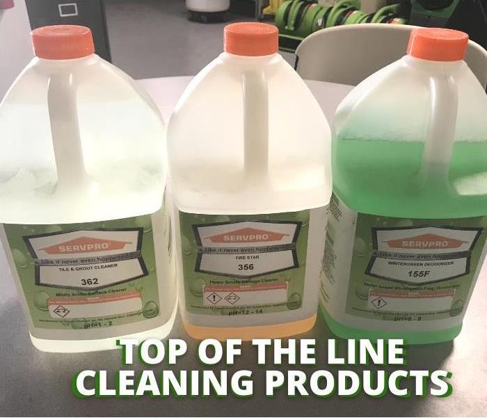 Servpro of Ventura Cleaning Products