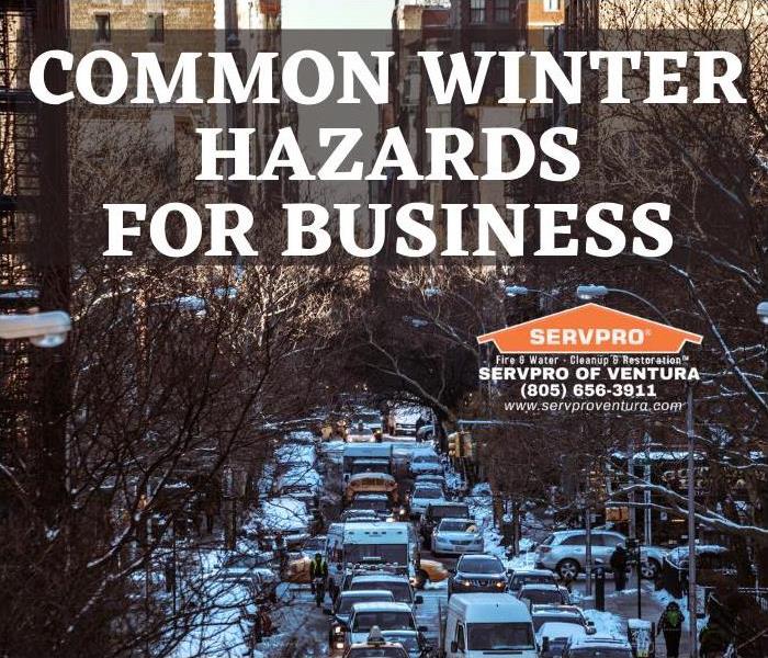 Winter Hazard for Business in Ventura